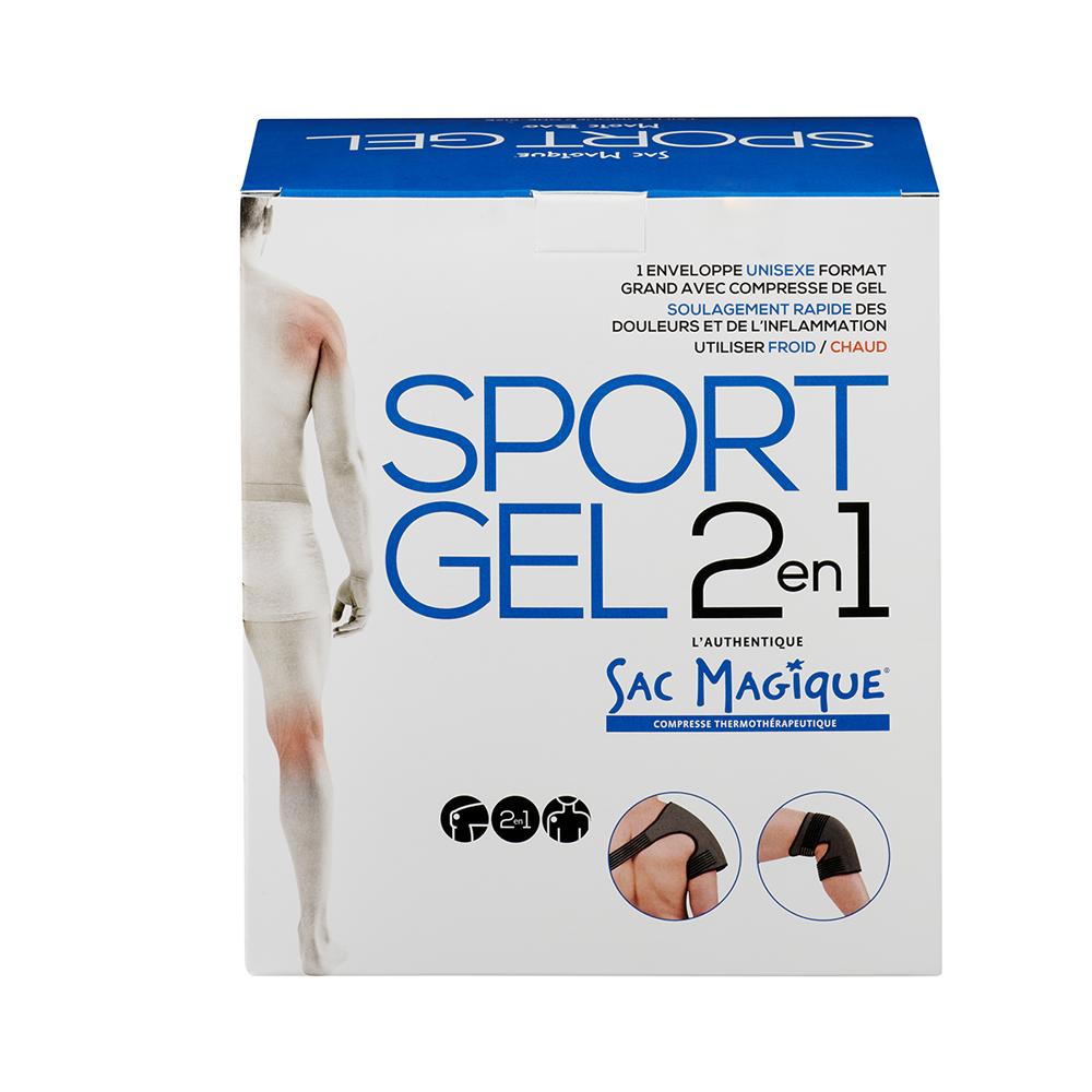 Magic Bag Sport Gel 2 in 1 Large Gel Wrap for Knee and Shoulder - Pain Relief and Swelling Reduction