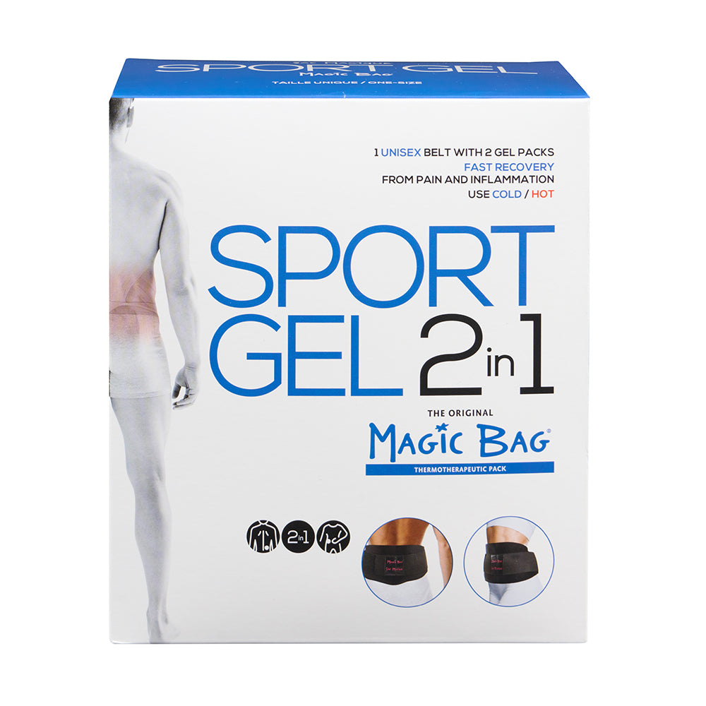 Magic Bag Sport Gel 2 in 1 Wrap with Gel Packs - Back & Stomach