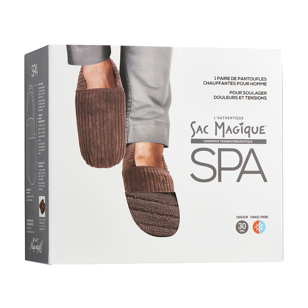 Magic Bag SPA Men’s Heatable Slippers