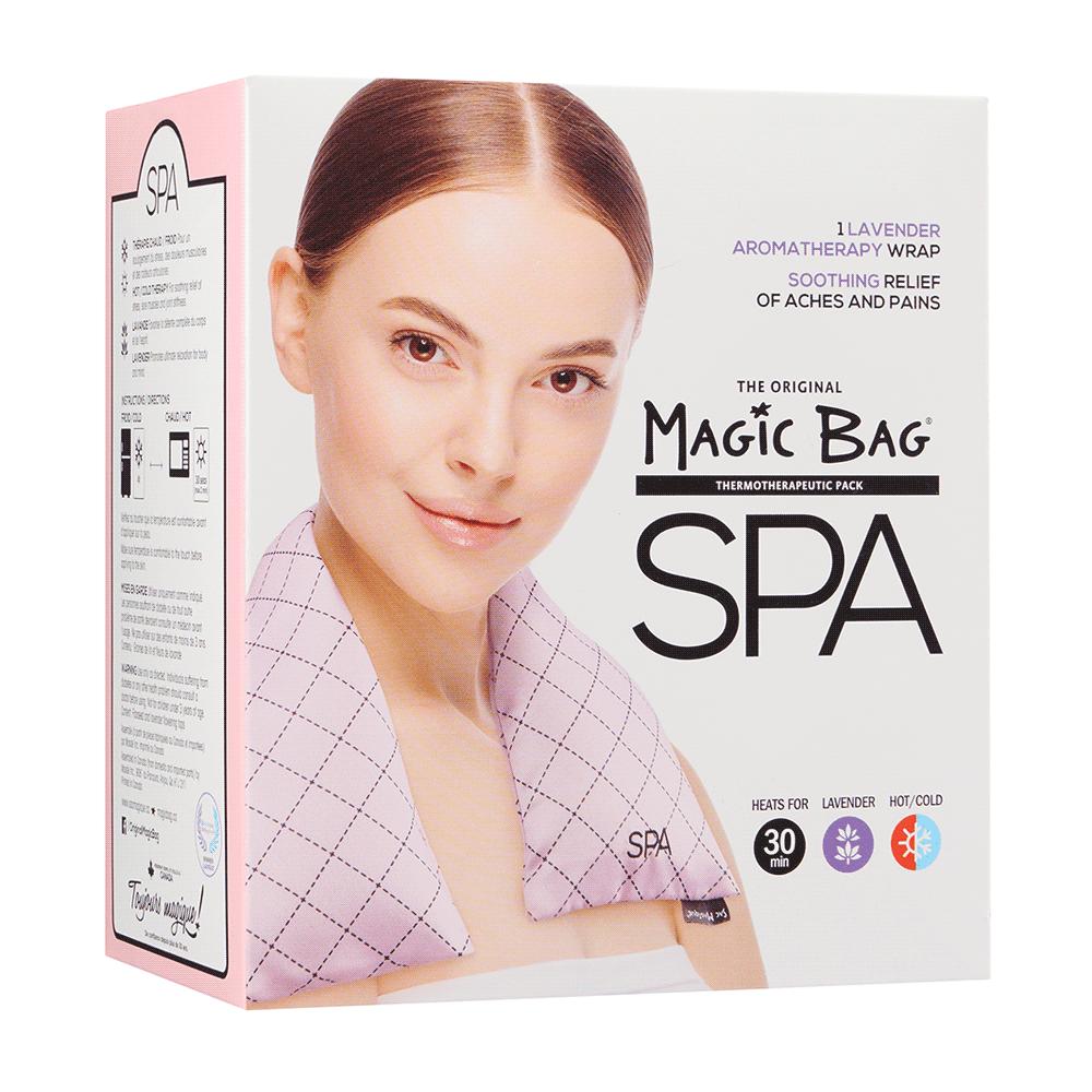 Sac Magique compresse chaude/froide allongée d’aromathérapie à la lavande SPA chic