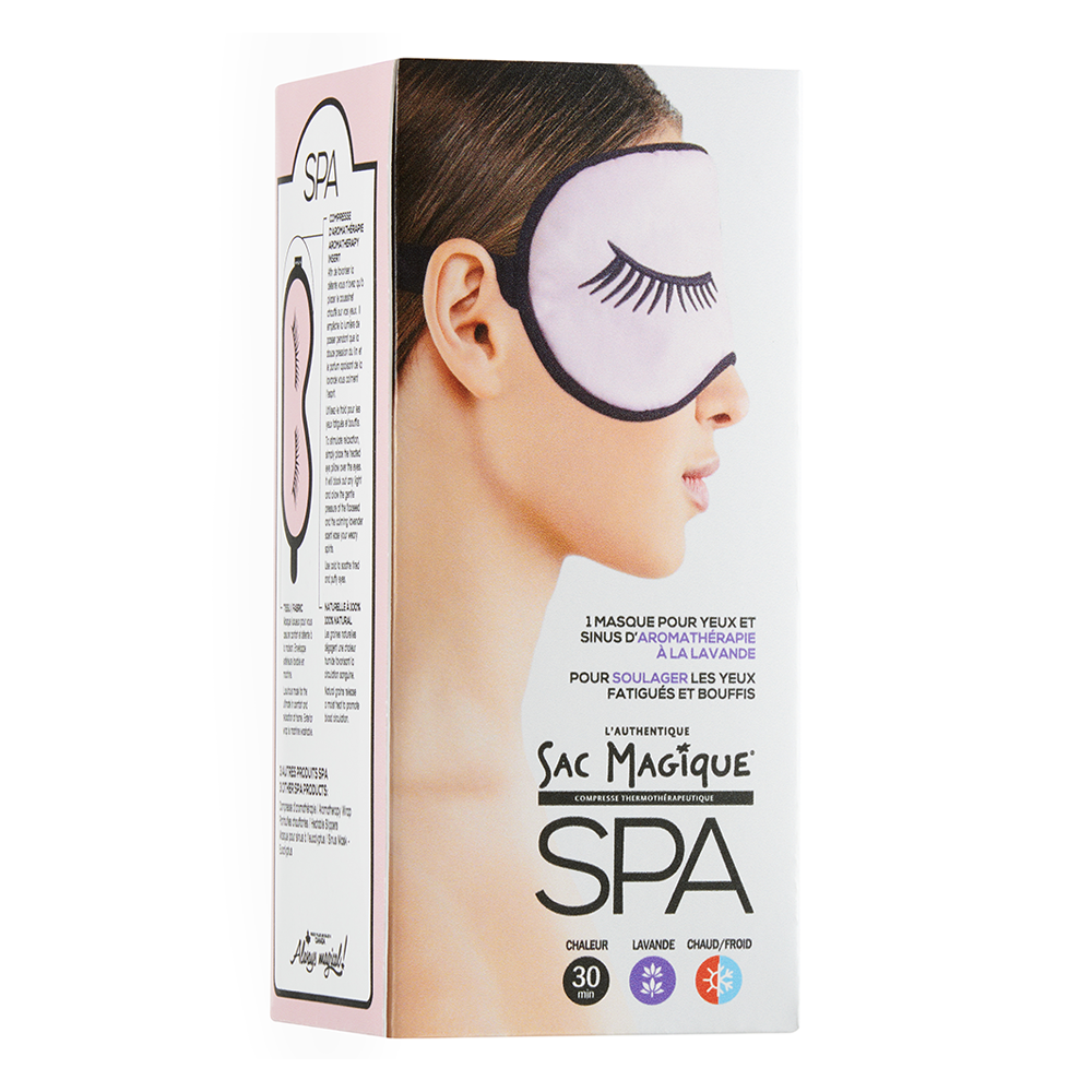 Magic Bag SPA Chic Lavender Aromatherapy Eye Mask for relaxation and stress relief.