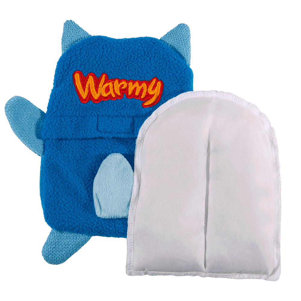 Warmy Ollie the Owl hot and cold compress for kids.