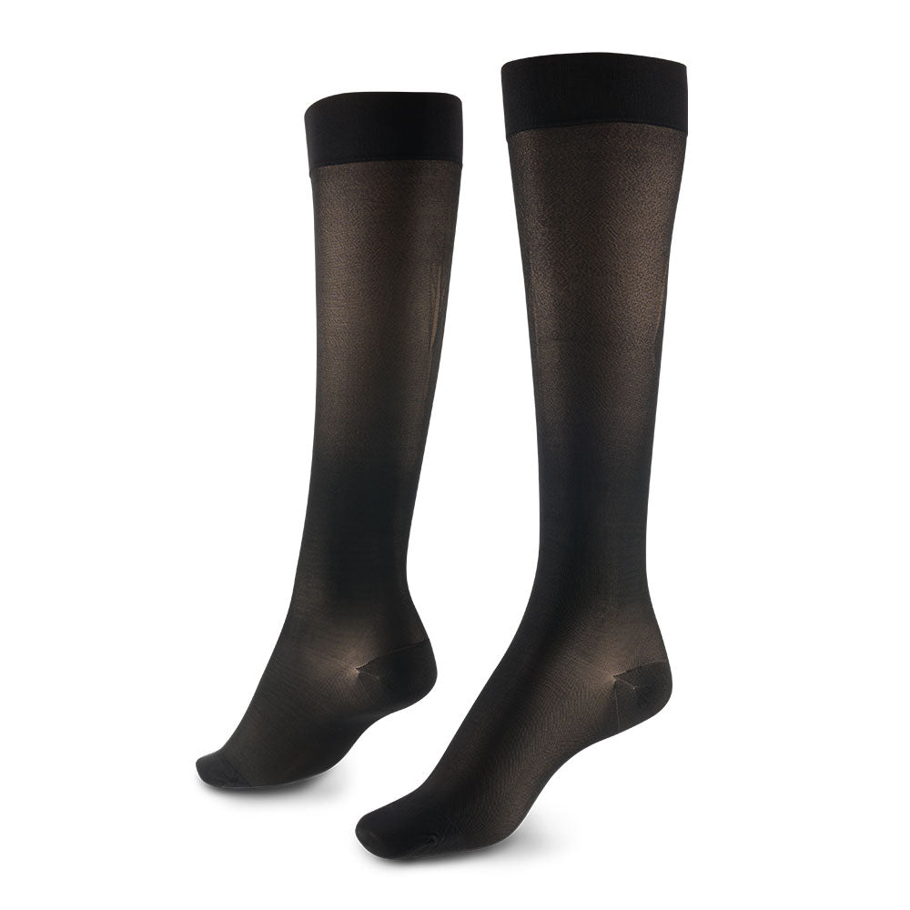 Supporo Sheer Knee-high Compression Socks 20-25 mmHg for improved circulation and varicose veins.