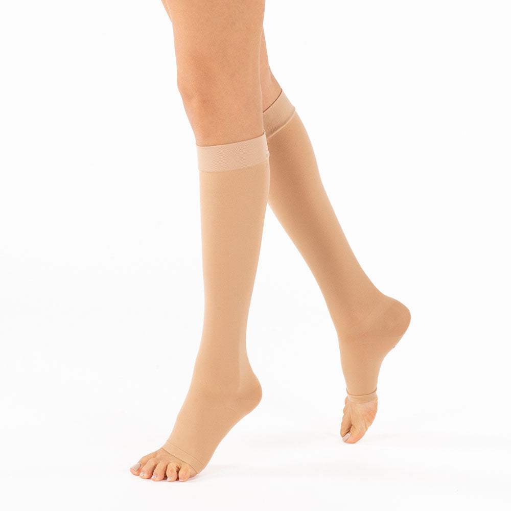 Supporo Open Toe Compression Knee-high Stockings 16-20 mmHg