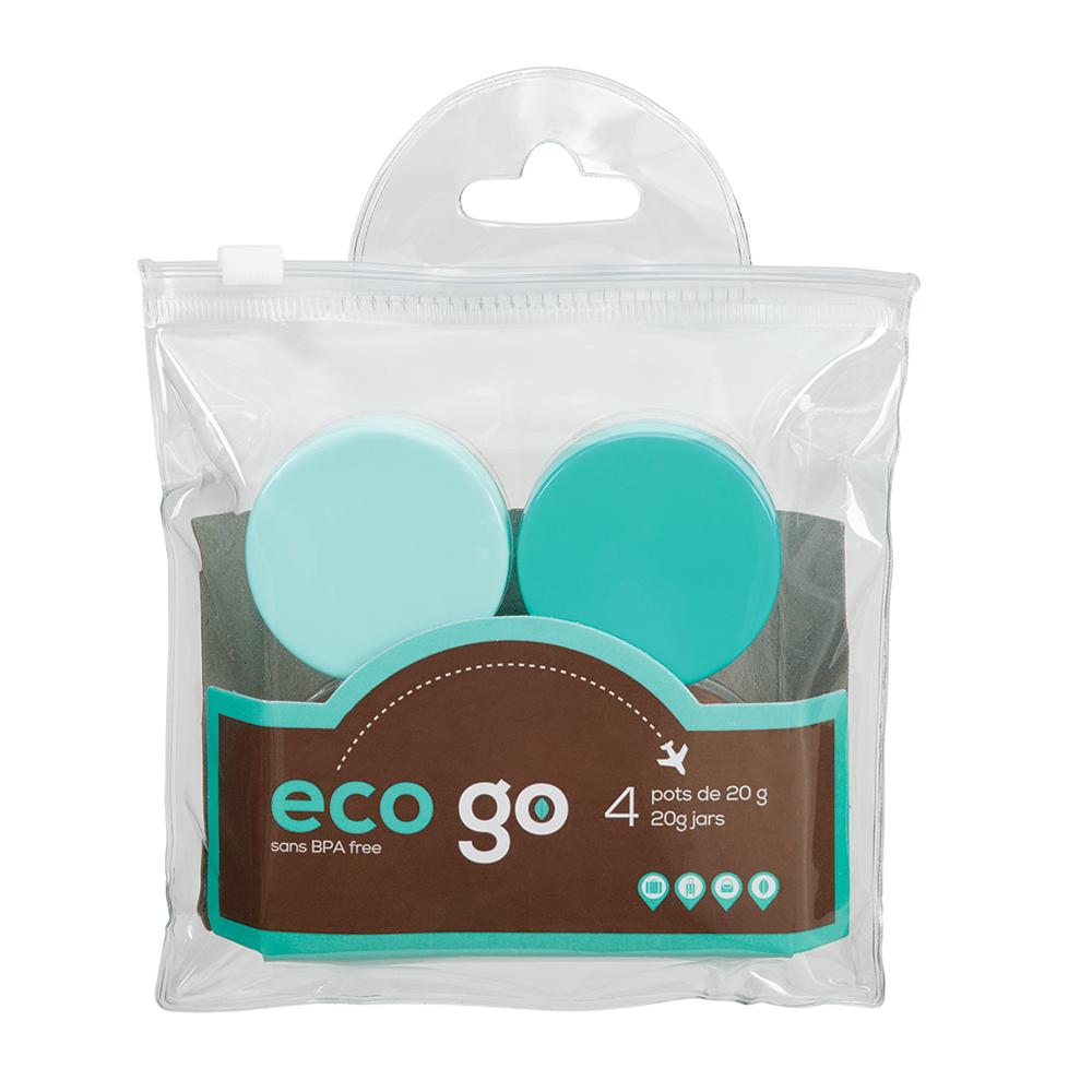 Toiletries Travel Set 4 Jars (20G) Eco-Go