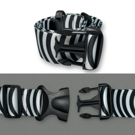 Mini Luggage Strap - Zebra Eco-Go