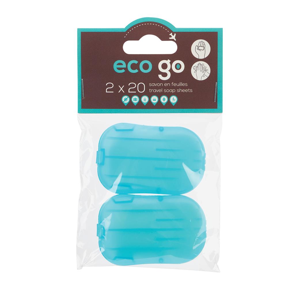 Travel Soap Sheets Set of 2 X 20 Eco-Go