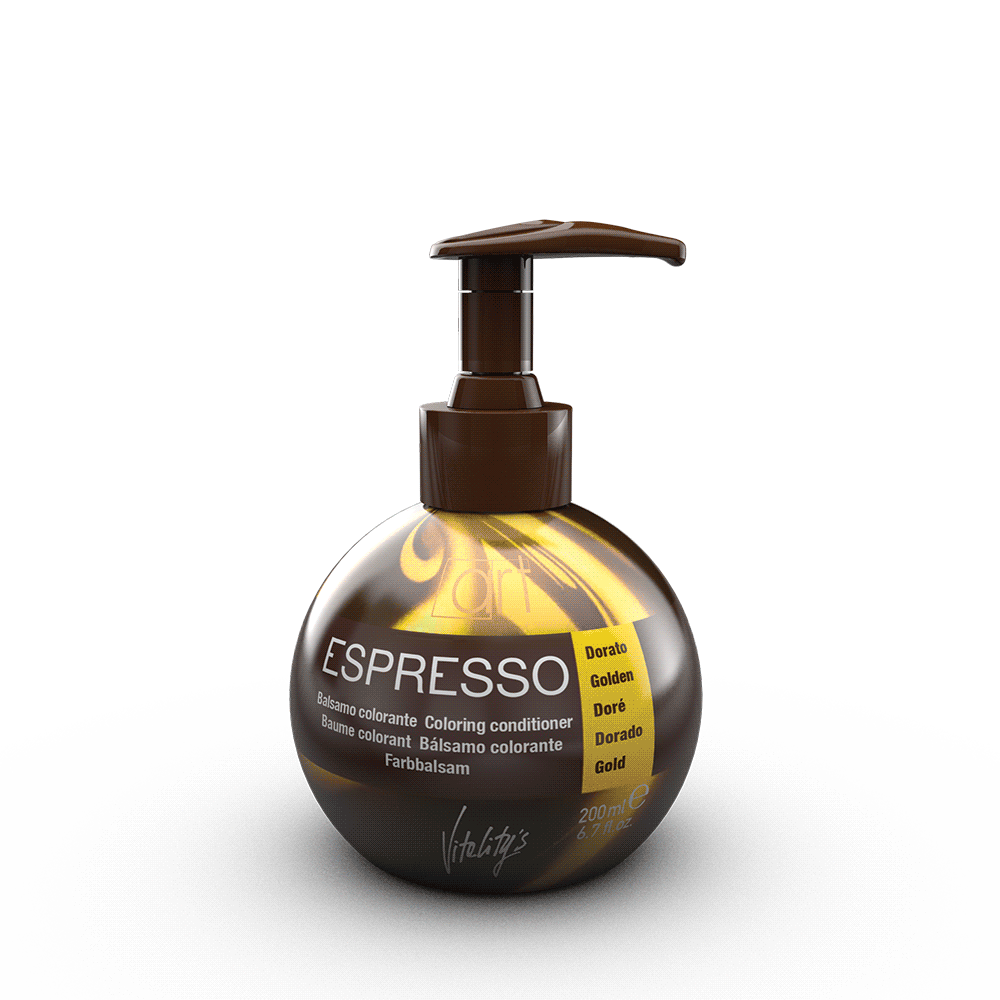 Vitality's Espresso Gold coloring conditioner