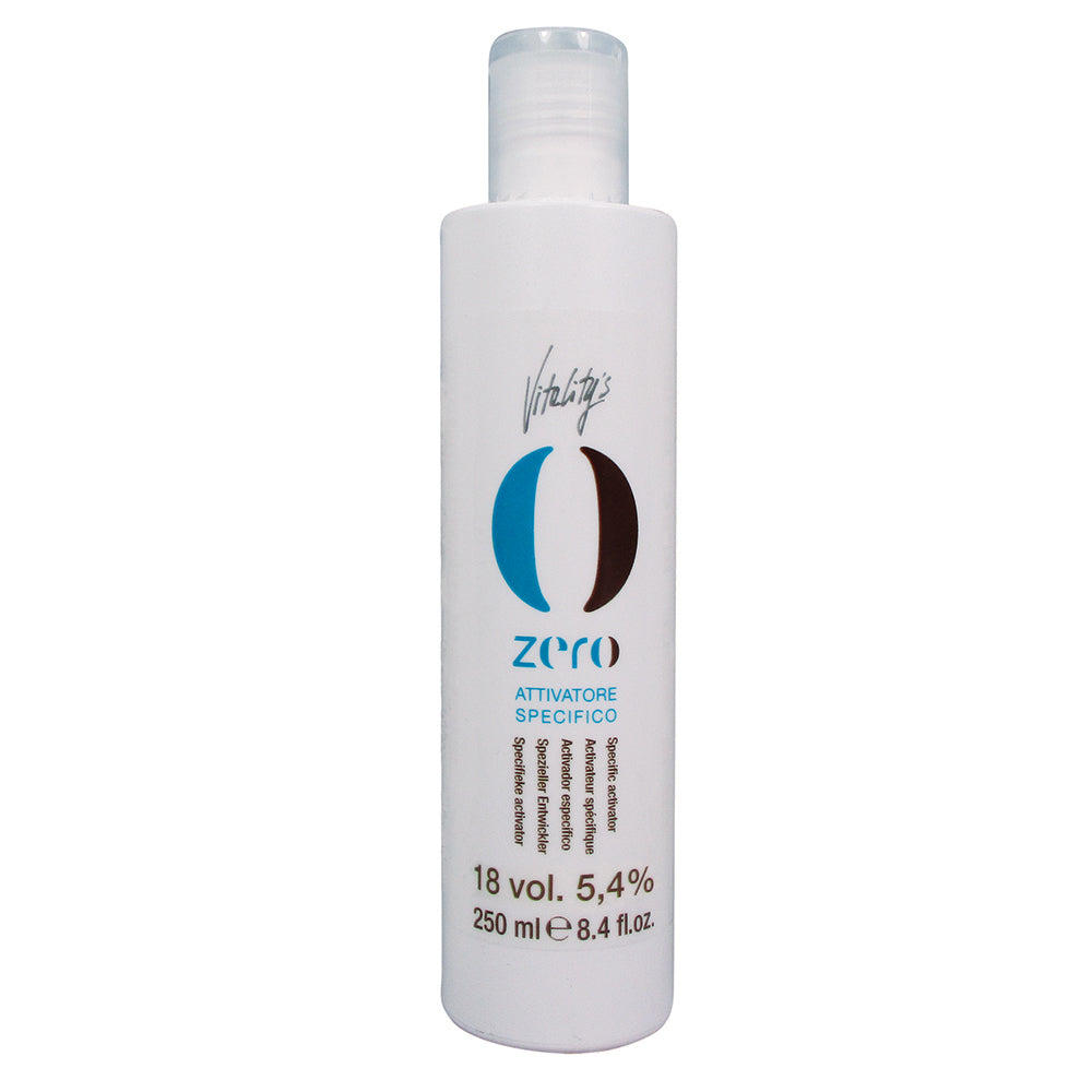 Vitality's Zero specific activator oxidant 18 volume