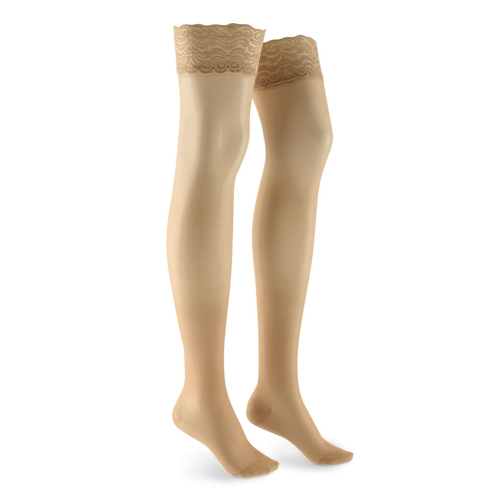 Supporo Sheer Thigh-high Compression Hose 12-16 mmHg