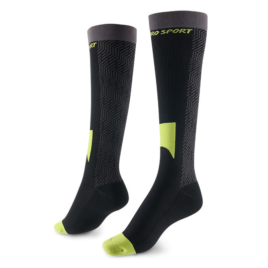 Supporo Unisex Sport Compression Socks Lime, 20-30mmHg