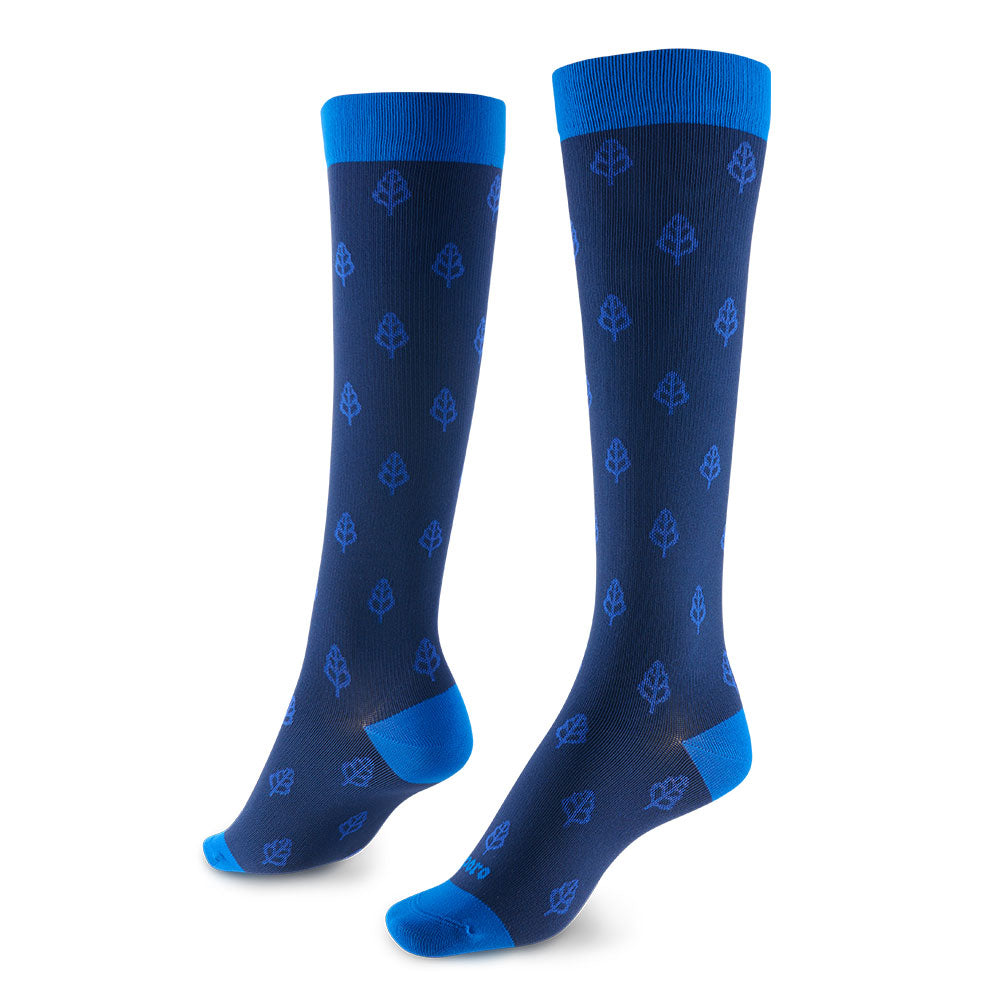 Supporo Unisex Indigo Compression Socks 15-20mmHg