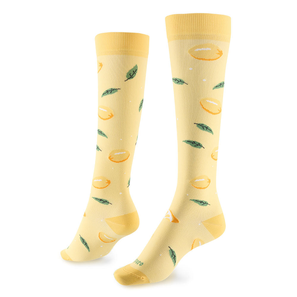 Supporo Unisex Lemonade Compression Socks, 15-20mmHg