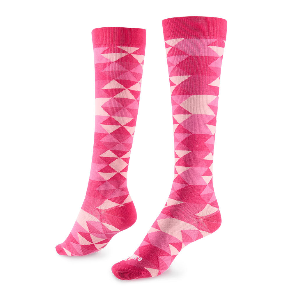 Supporo Unisex Geometric Compression Socks 15-20mmHg