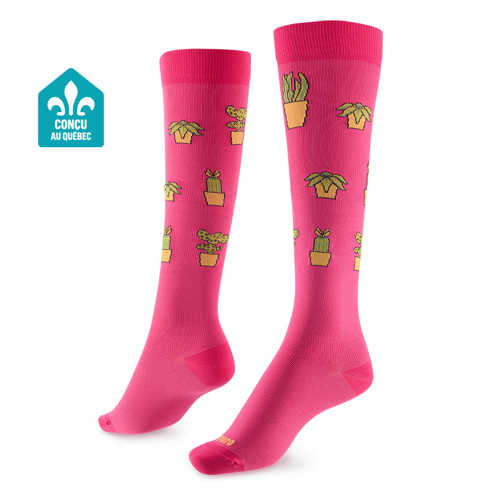 Supporo Unisex House Plants Compression Socks 15-20mmHg