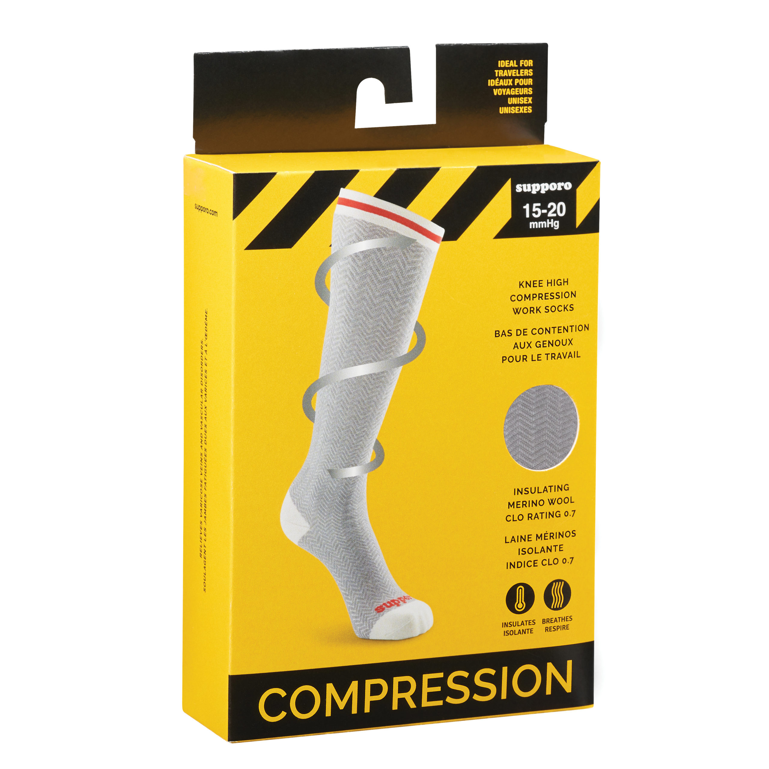Supporo Sheer Compression Pantyhose, 6-8 mmHG - Masdel